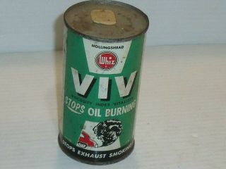 Vintage Whiz Viv Oil Can 12 Ozs