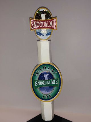 Snoqualmie Wild Cat Ipa India Pale Ale Beer Tap Handle - Man Cave