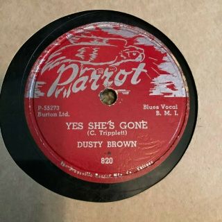 78 Rpm Dusty Brown Parrot 820 Yes She 