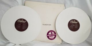 Beatles White Double Album / White Vinyl With Exclusive Posters Few Available
