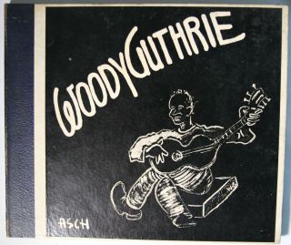 Woody Guthrie Asch 347 E/e 3 Record Set Folk / Country 78 Rpm Album
