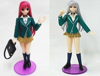 Rosario,  Vampire Moka Akashiya Yujin Sr Series Mini Figure Set Of 2