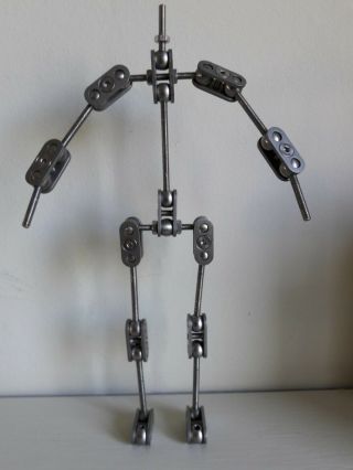 Model Armature kit,  stainless steel for animation,  stop motion or just fun 7