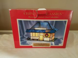 Century Classics Centuryville Stained Glass Train Station Collectible 2