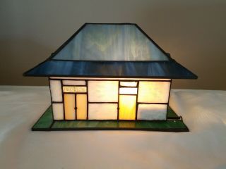 Century Classics Centuryville Stained Glass Train Station Collectible 5