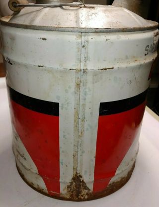 GRAPHICS VINTAGE 5 GALLON MFA OIL COMPANY CAN SAE3 FOR DIESELS 6