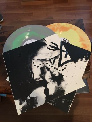 The Blood Brothers ‎– Young Machetes OG Press On Multi Colored Vinyl /440 3