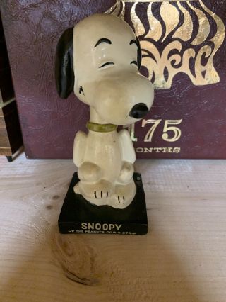 Vintage 1959 Peanuts Snoopy Lego Nodder Figure Bobblehead Made In Japan