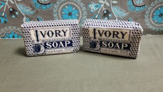 2001 Ivory Bar Soap Vintage Package - Proctor & Gamble - 2 Bars