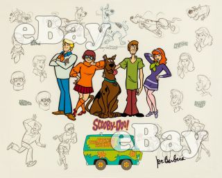 Rare Scooby Doo Cartoon Color Tv Photo Hanna Barbera Studios