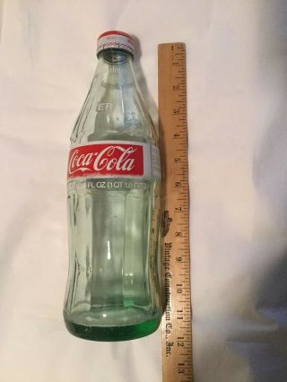 1 Liter Coca - Cola Glass Bottle 33.  8 Fl Oz (1 Qt 1.  8 Ozs)