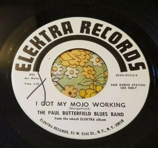 Mod Garage Blues Promo 45 Paul Butterfield Blues Band I Got My Mojo Nm Hear