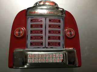 Coca Cola Jukebox Wallbox Drink Coaster Set