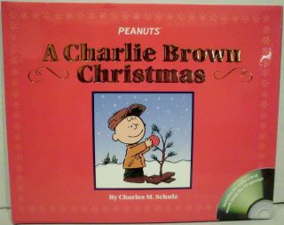 Peanuts A Charlie Brown Christmas By Charles M Schulz Hardcover Book 2002,  Cd