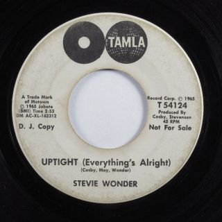 Northern Soul 45 Stevie Wonder Uptight (everything 
