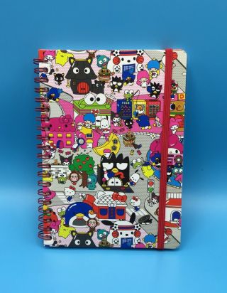 Hello Sanrio Hello Kitty Spiral Notebook W/ Stickers - Loot Crate Exclusive