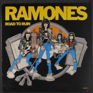 Ramones: Road To Ruin Lp (uk,  Yellow Vinyl,  Inner,  V.  Sl Cw,  Sm Corner Bend)
