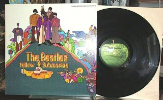 The Beatles - Yellow Submarine - 1969 Us Apple 1st Press Sw 153 Solid Ex Vinyl