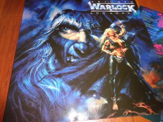 Warlock ‎– Triumph And Agony.  Org,  1987.  (ex Doro).  Rare Limited Edition