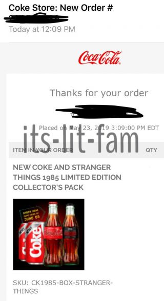 Stranger Things Coke Coca Cola Collectors Pack Limited Edition 1985 Confirmed