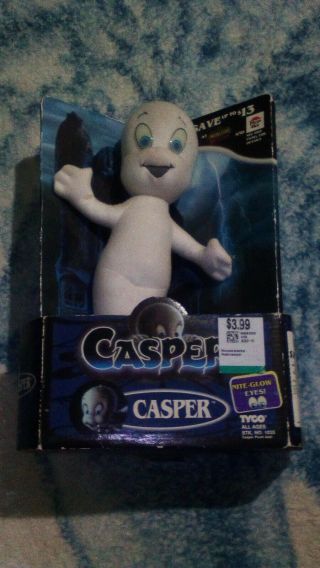 Casper 1994 Movie Plush 10 " Glow In The Dark Nite Glow Eyes