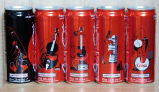 Empty Cans Coca - Cola Festival Summer Moments.  Ukrainian Limited Edition.  330 Ml.