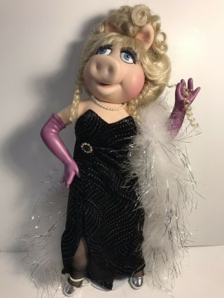 Miss Piggy Porcelain Doll Muppets Kermit Jim Henson Disney WDCC Franklin 3