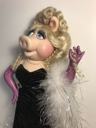 Miss Piggy Porcelain Doll Muppets Kermit Jim Henson Disney WDCC Franklin 4