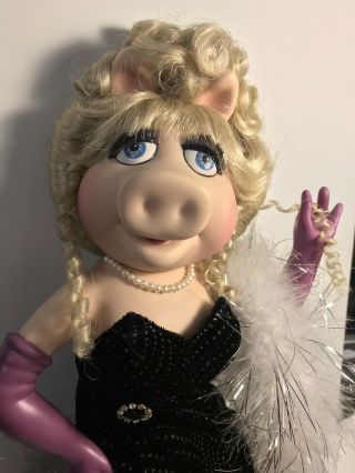 Miss Piggy Porcelain Doll Muppets Kermit Jim Henson Disney WDCC Franklin 6