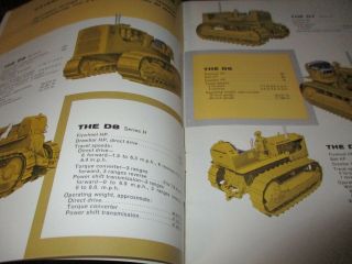 Caterpillar Full Line Construction Equipment Sales Brochure circa 1960 - 61 3