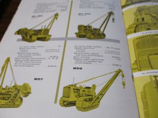 Caterpillar Full Line Construction Equipment Sales Brochure circa 1960 - 61 7