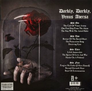 Cradle of Filth - Darkly,  Darkly,  Venus Aversa on Blue/Red Vinyl 2LP No 239/2000 2