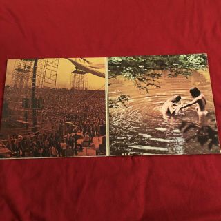 Woodstock 3 LP White Label Promo MEGA RARE The Who,  Jimi Hendrix,  Janis Joplin 5