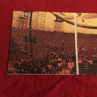 Woodstock 3 LP White Label Promo MEGA RARE The Who,  Jimi Hendrix,  Janis Joplin 7