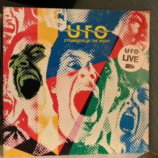 Ufo - Strangers In The Night (live Double Album) - 12 " Vinyl Record Lp - Ex
