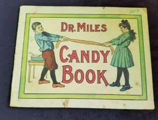Old Ad Booklet Dr Miles Candy Book Miles Medical Elkhart In Guenther Freeport Il