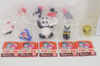 Bandai Ranma 1/2 On The Desk Mini Figure Complete Set Of 5 Rare Shampoo Genma P -
