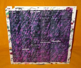 1984 PRINCE AND THE REVOLUTION - PURPLE RAIN LP ALBUM VINYL RECORD,  POSTER RARE 5
