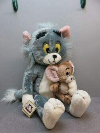 Nwt 1985 Presents Large Tom And Jerry Plush Doll And Soft Stuffed Animal