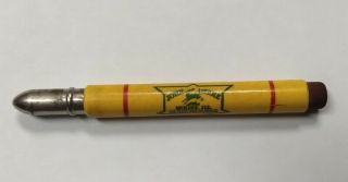 Rare Vintage John Deere Bullet Advertising Pencil 1936 Logo Clay Center Ks