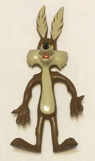 Looney Tunes Wile E Coyote 7 Inch Bendable Figure Bendy 1999