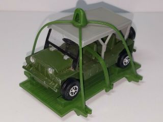 Vintage Dinky Toys Austin Mini Moke With Parachute Drop Platform