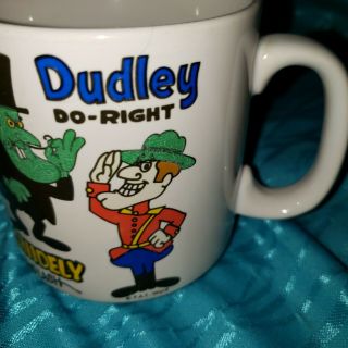 Vintage Dudely Do Right Mug Cup © P.  A.  T.  Ward By N.  J.  Croce Snidely Whiplash