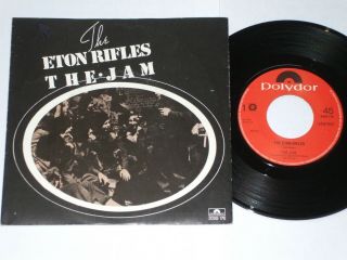 The Jam Eton Rifles Dutch / Holland / Netherlands Press 7 " Vinyl,  Paul Weller