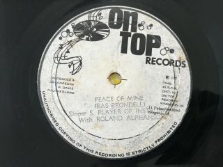 Ras Brondell & Roland Alphonso - Peace Of Mine & Time Reggae Disco 45