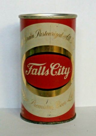 Falls City Premium 61 - 31 Flat Top Beer Can - Easy Open Aluminum - Louisville,  Ky