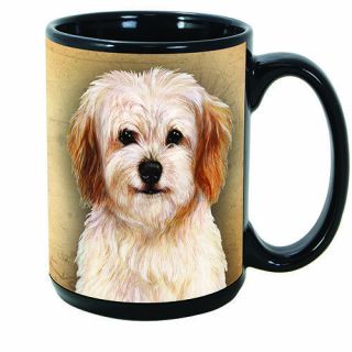 Cavachon Faithful Friends Dog Breed 15oz Coffee Mug Cup