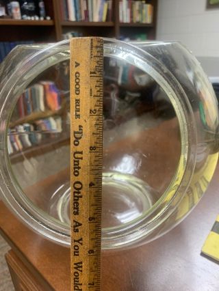 National Biscuit Company Jar Vintage Nabisco Store Display Stacking Glass Globe 7