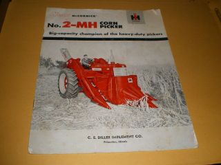 1950s International Harvester Mccormick Deering No.  2 - Mh Corn Picker Brochure