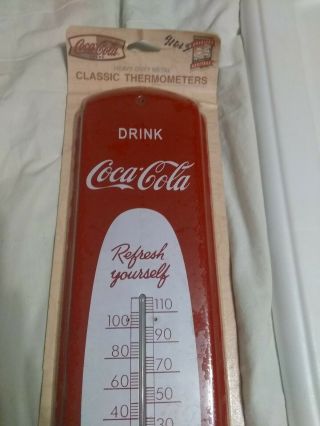 Vintage Drink Coca Cola Sign Of Good Taste Thermometer 6